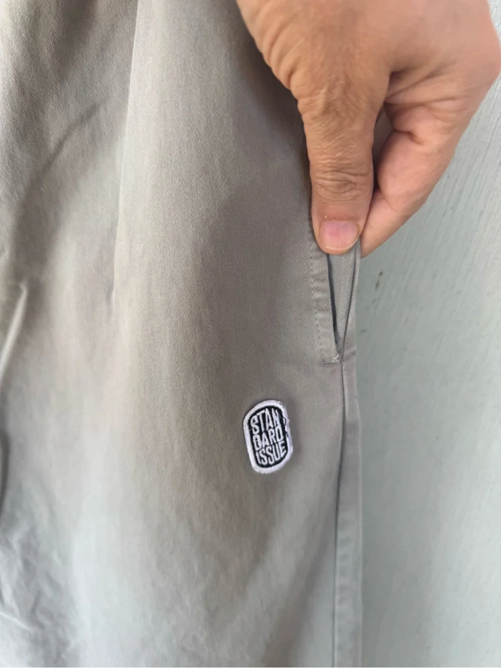 Standard Issue kaki Slacker Drawstring Pants